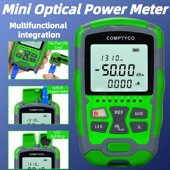 3 in 1 Mini Optical Power Meter (OPM) & Network Test & LED Lighting