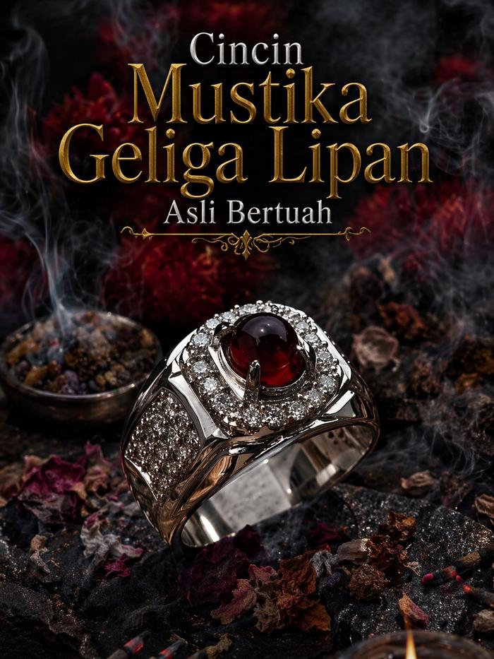 CINCIN MUSTIKA GELIGA LIPAN ASLI BERTUAH