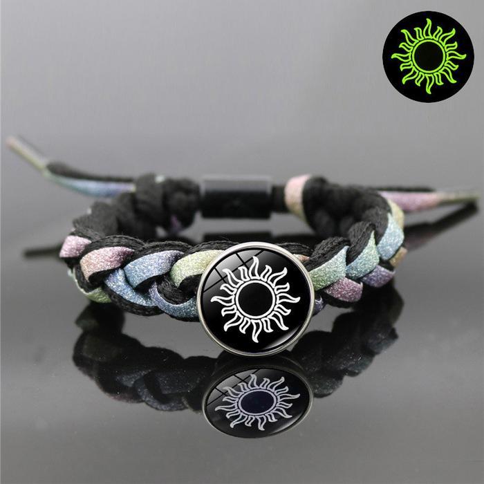 Gelang Pasangan Bercahaya untuk Pasangan Matahari dan Bulan Gelang Cahaya Malam Matahari Bulan Perhi