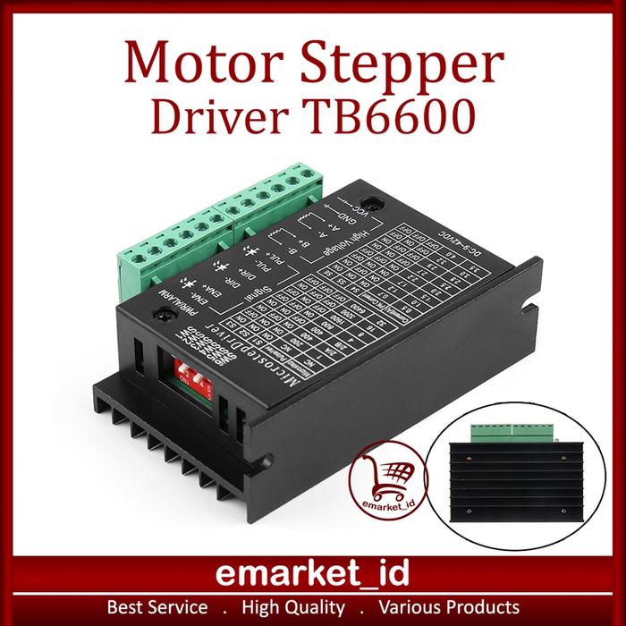 Stepper Motor Driver TB6600 4A / Microstep Controller Tipis Mikro Single Axis Microstepping 32
