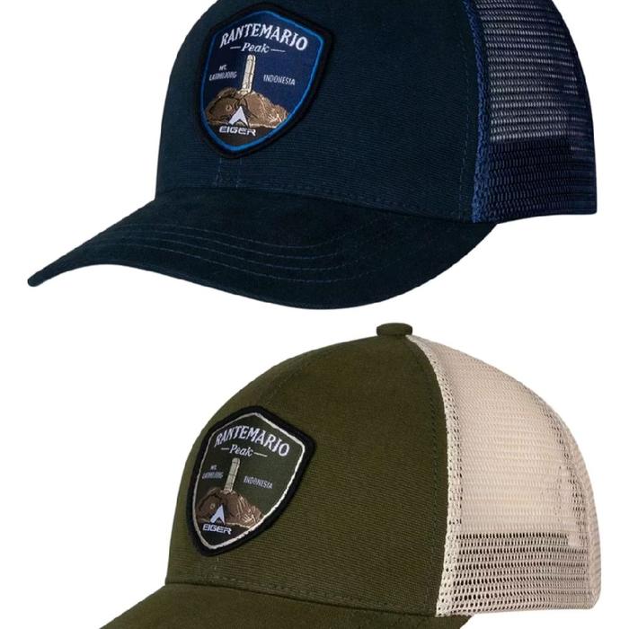Topi Jaring Eiger Rantemario Trucker Cap Original