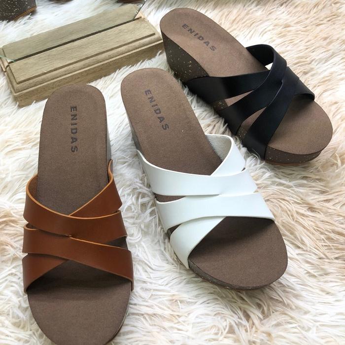 ENIDAS Sendal Wedges KODE NA2111 - Sandal Wanita dengan Desain Elegan dan Nyaman untuk Harian
