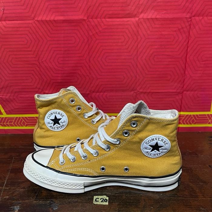 Sepatu second ori converse ctas 70s hi sunflower size 40