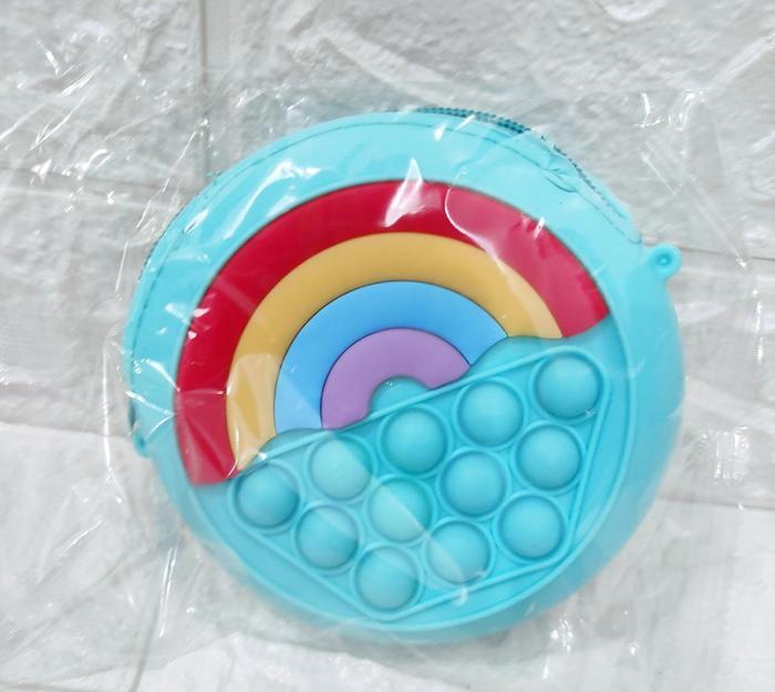 TERJAMIN TAS POP IT WARNA RAINBOW/TAS POP IT MOTIF KELINCI TERMURAH &TERLARIS