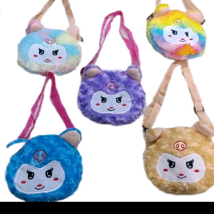 boneka, tas cewek, boneka cewek, tas, tas boneka, boneka warna warni Selempang Wanita