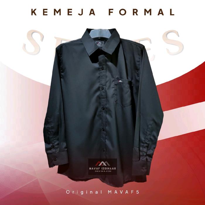 [MAVA-F5] Kemeja Formal Dewasa, Toyobo Fodu PREMIUM Ori Abu Biru Coklat Kain Katun Muda Panjang Tang