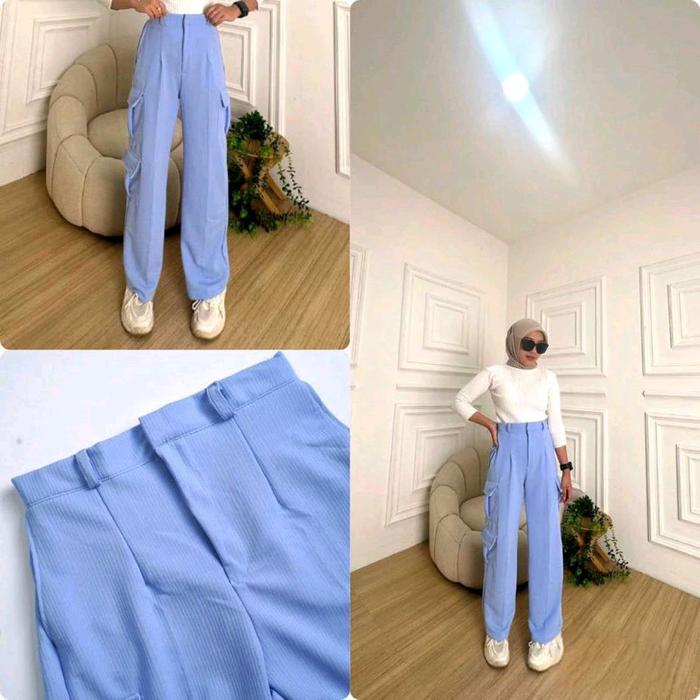 ZINE CELANA CARGO WANITA KNIT
