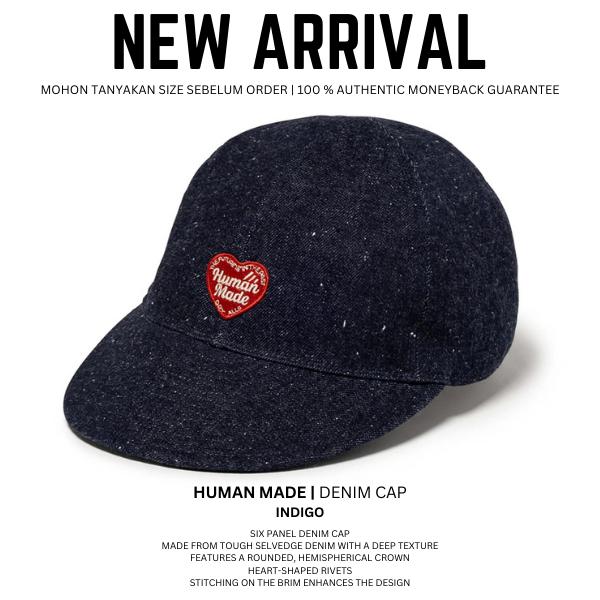HUMAN MADE | DENIM CAP INDIGO TOPI