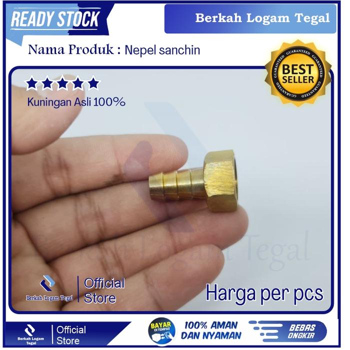 Nepel Selang Sprayer ukuran 8mm atau 5/16 Model Sancin Cowok / Male