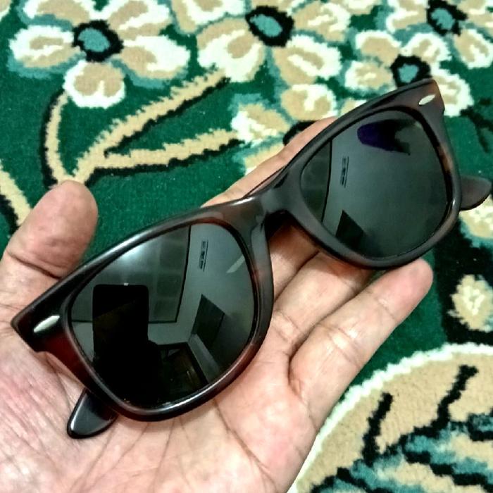 VINTAGE RAY-BAN COLLECTION B&L USA WAYFARER II Mock Tortoise By: Bausch & Lomb U.S.A. Eyewear Sungla