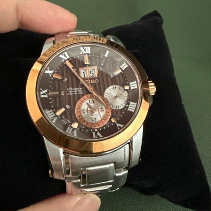 Seiko Premier Kinetic Perpetual Novak Djokovic Special Edition