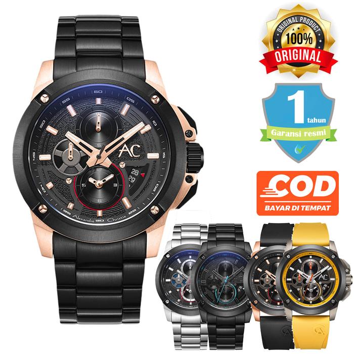New Jam Tangan Pria AC 9602 MC