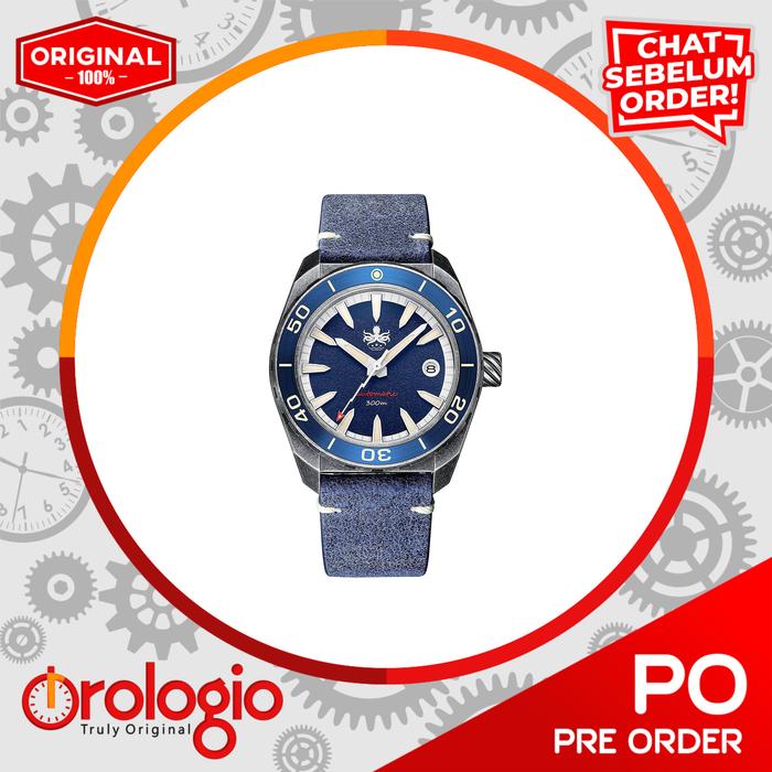 Jam Tangan PHOIBOS Proteus 300M Automatic Diver PY028 - Blue
