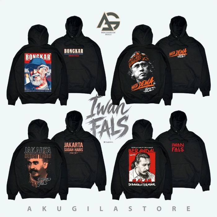 Jaket Hoodies Sweater iwan fals - Kaos oi - Fals Mania - Akugilastore