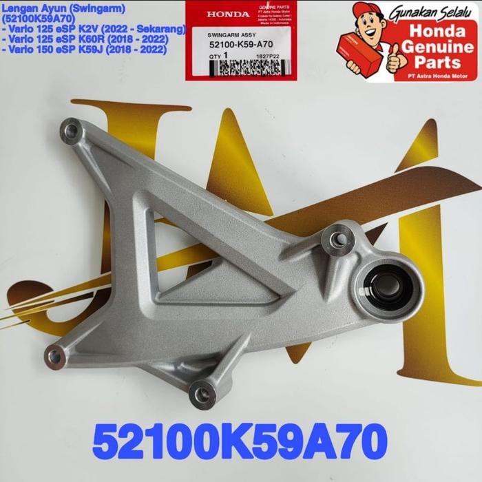 52100K59A70 Swing Arm Assy Vario 125 Vario 150 Asli Ori Honda AHM