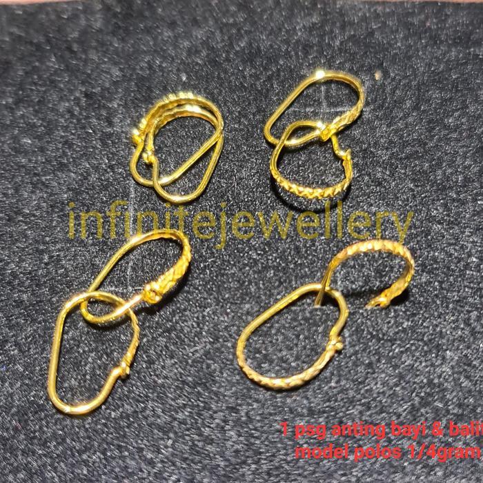 anting emas bayi 1/4gram II Saleho ShopID