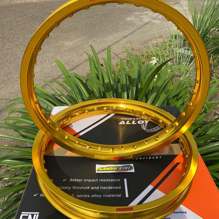 VEKG TK RACING BRIGHT RING 17 UKURAN 160 185 VELG TK RACING 160/185 RING 17 VELG TK RACING SET VELG 