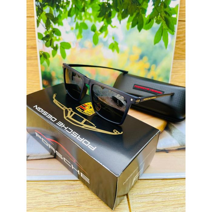 NEW KACAMATA PORSCHE DESIGN 1810 POLARIZED+UV400 ANTI RADIAS gym running and ridding Lensa Merah Eye