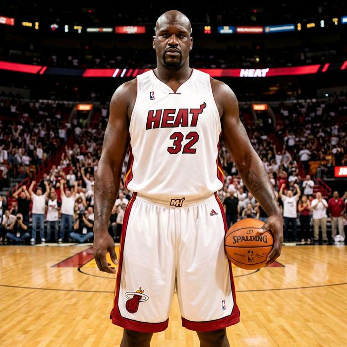 (Celana Branded) Vintage Adidas NBA Miami Heat 2006s Home Jersey Basketball Shorts