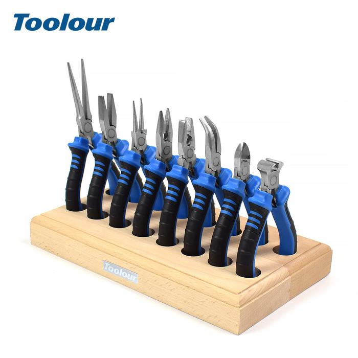 Toolour 8 Pc 4.5 "Presisi Tang Set Tang Mini Diagnoal Tang Pemotong