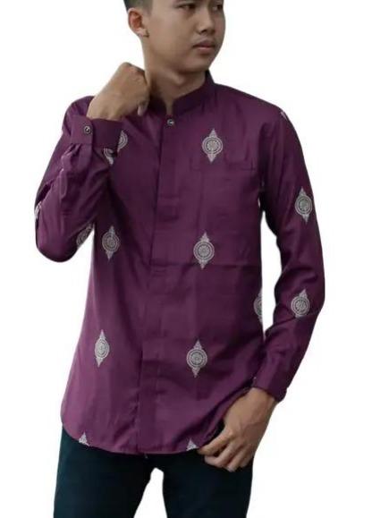 Al -Jami Abbas Kemeja Koko Sultan Premium Full Bordir Batik Mewah Lengan Panjang Katun Toyobo Seo Mu