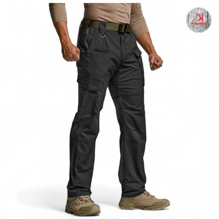 CQR FLEX RIPSTOP CARGO PANTS - CELANA CARGO MILITARY HIKING TREKKING.