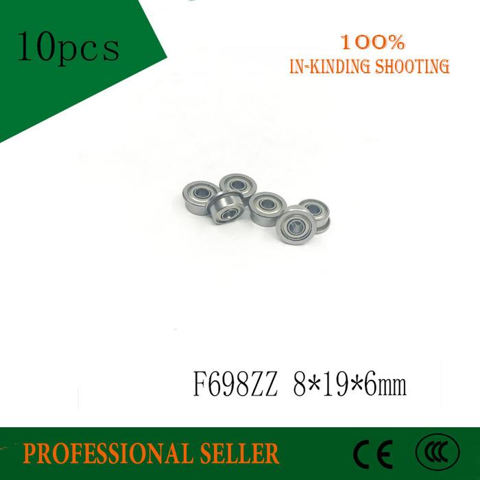 Free shipping 10Pcs F698-2Z F698ZZ F698zz F698 zz DDRF-1980ZZ ABEC-1