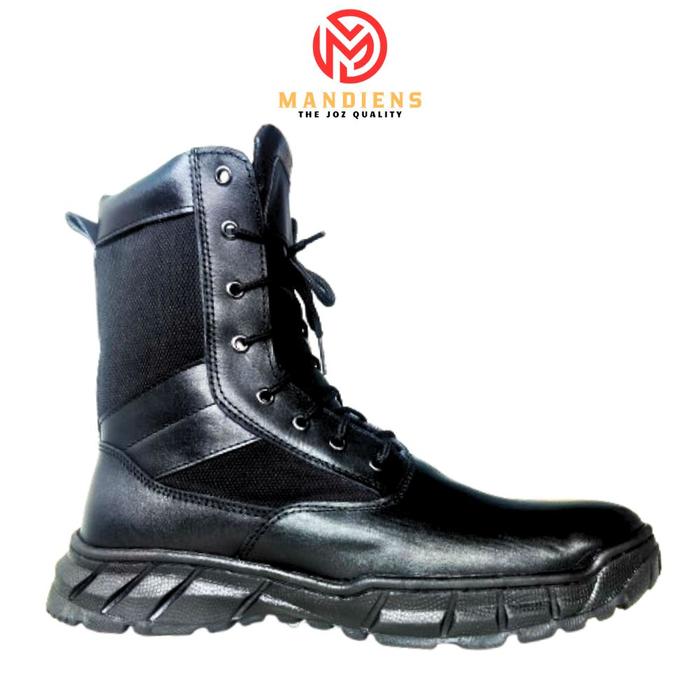 MANDIENS SEPATU PDL TACTICAL TNI POLRI Kulit Asli Type Weba SAFETY Ujung Besi - PDL Jatah Lapangan B