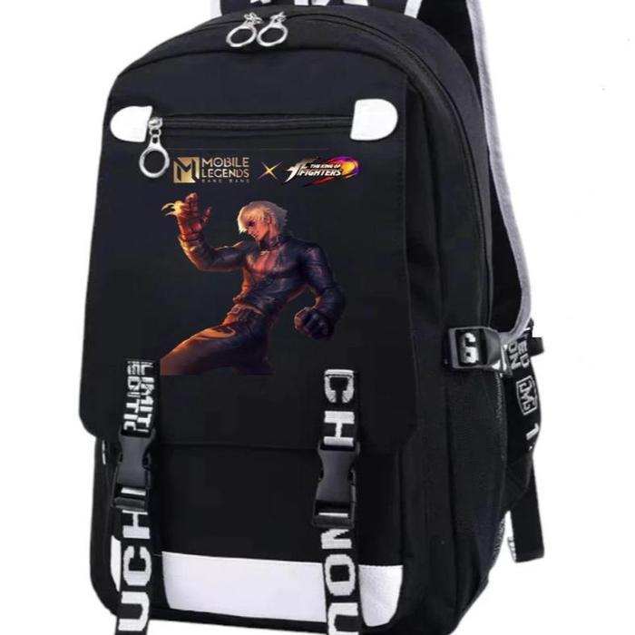 TAS SEKOLAH ANAK SD LAKI LAKI PEREMPUAN MOBILE LEGEND SKIN KING OF THE FIGHTER TAS ANIME TERBARU FAS