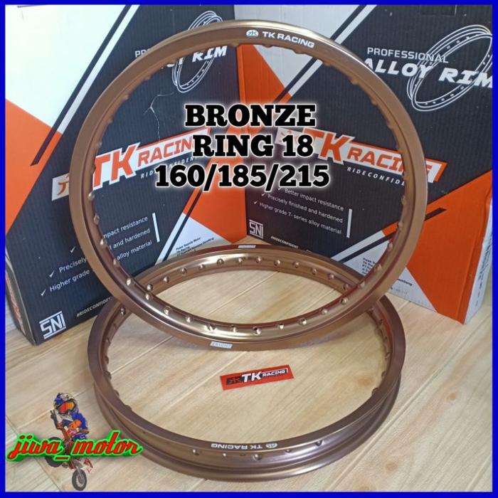velg TK racing warna BRONZE ring 18 160 185 215 TK racing original pelek tk racing ring 18 160 185 2