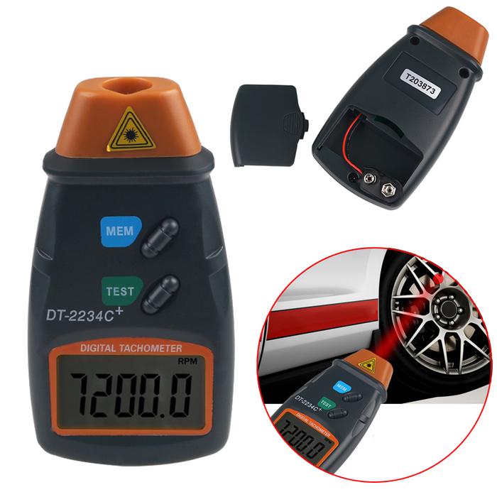 Digital Laser Tachometer Non Contact Engine Tachometer RPM Meter