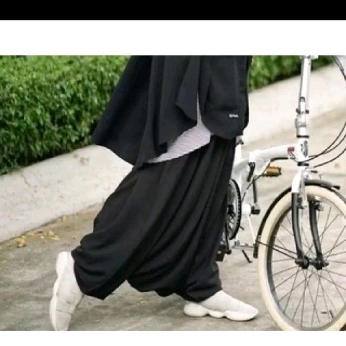 Rok bawahan sirwal akhwat dewasa wanita Panjang Maxi Muslim Karet
