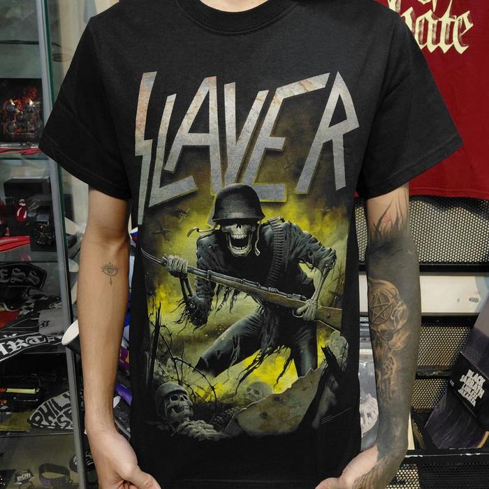 T Shirt Band Official SLAYER - TOUR 2015