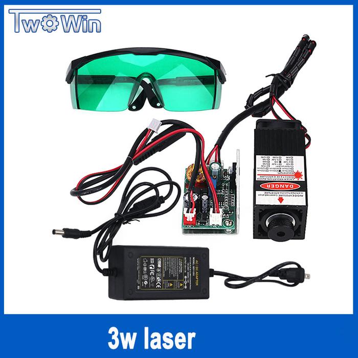 high power 3000mw laser 3w 445NM focusing blue laser module laser
