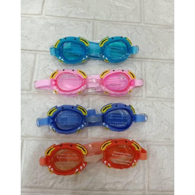 KACAMATA RENANG ANAK KARAKTER KEPITING SUPER SOFT