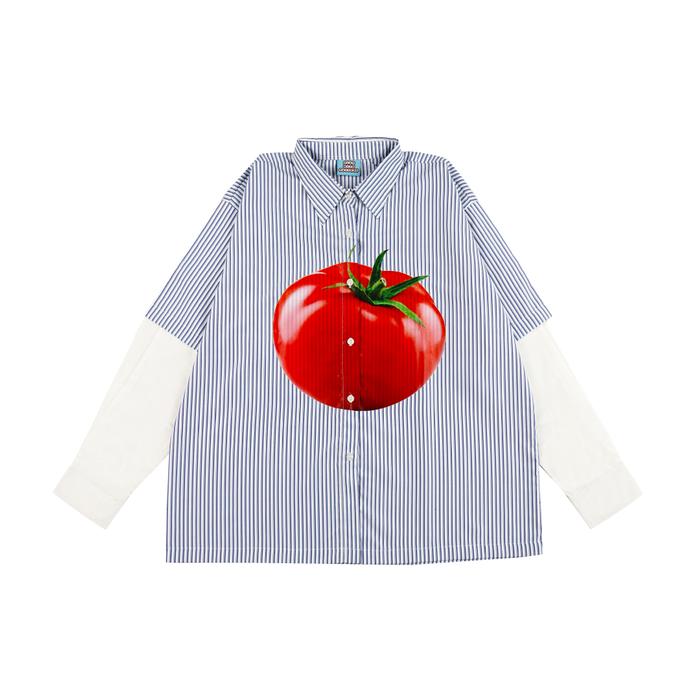 Pattero - Kemeja Wanita & Pria Tomato Twinkle Shirt