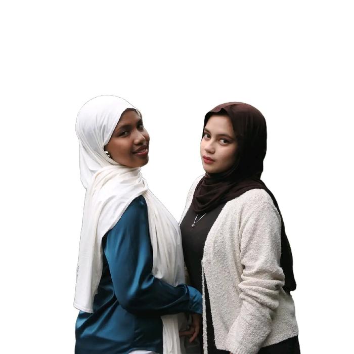 Soren - Beyza Scarf Pashmina Kaos Jilbab Syal untuk Wanita Muslim - Dewasa, Kerudung, Syari, Hitam,