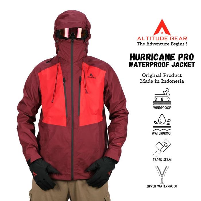 【Special】 Jaket Gocore Altitude Gear Hurricane Pro 100% teroof Jaket Goretex 3 Layer Pria nita Burua