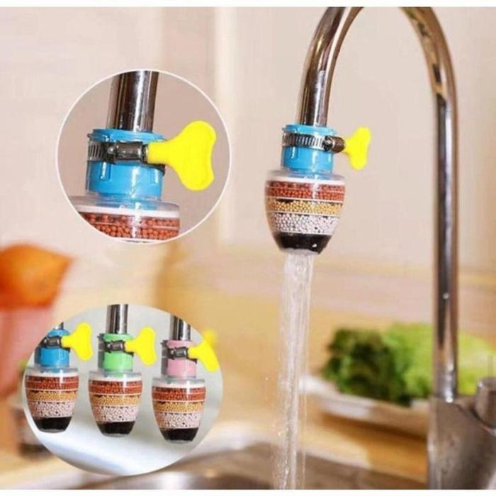 SARINGAN AIR KRAN 4 BATU SUSUN 6X PENYARING FILTER SAMBUNGAN KRAN