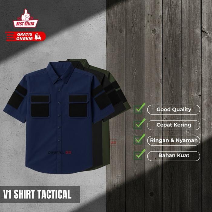 KEMEJA TACTICAL 511 LENGAN PENDEK / KEMEJA PDL / KEMEJA LAPANGAN Abu Army Pria Baju Basic