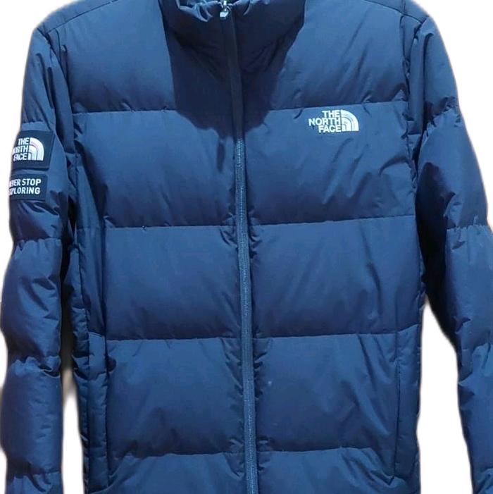 TnF Jaket Quilted Puffer Jacket Bulang Navy