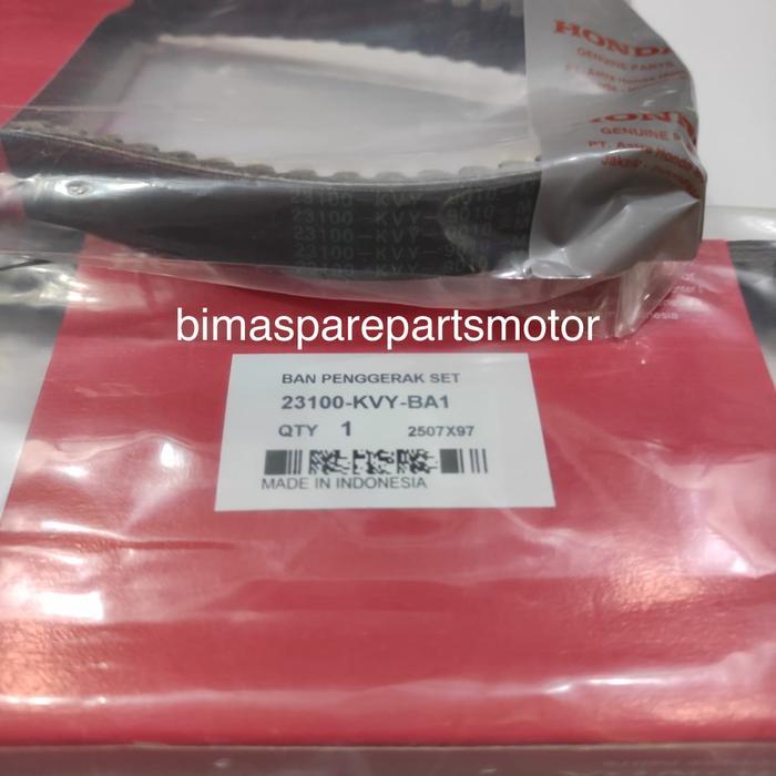 VAN BELT VBELT V-BELT ASSY BAN PENGGERAK SET BEAT LAMA BEAT KARBU KVY