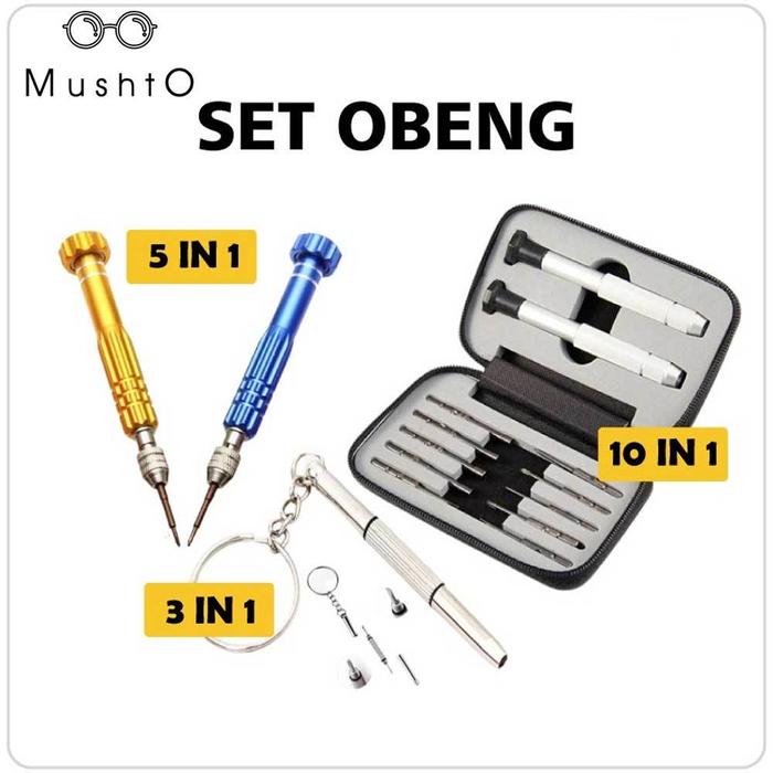 Kacamata Obeng Multifungsi Set Toolkit Aksesori Perbaikan Elektronik