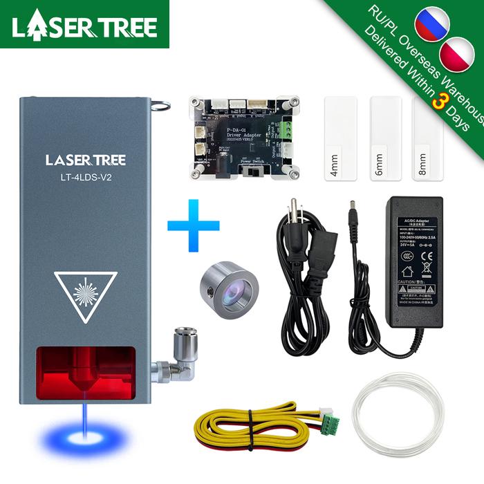 LASER TREE 20W 40W 80W Laser Head For Engraver Wood Cutting CNC DIY