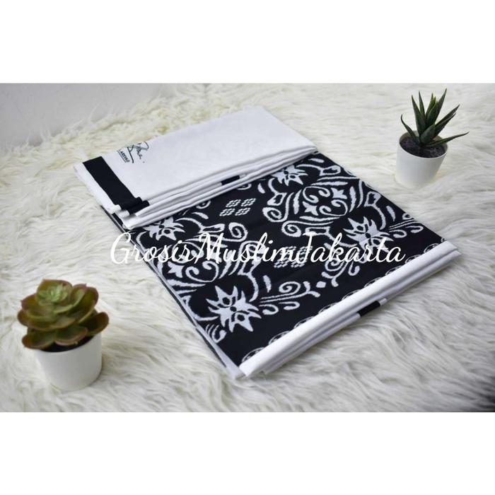 ◤New◢ Jual Kain Sarung Samarinda Putih Dan Hitam Polos Hmm/Sarung Sholat Pria/Sarung Santri