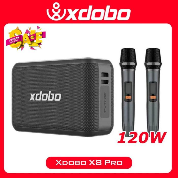 XDOBO X8 Pro 120W Karaoke Nirkabel Bluetooth Stereo Luar Ruangan