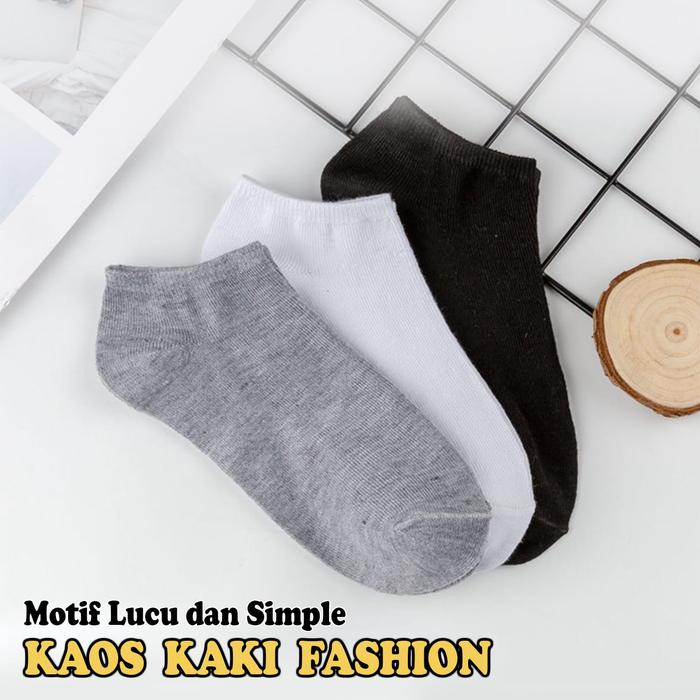 kaos kaki mata kaki polos,kaos kaki semata kaki hitam putih abu Pendek Lembut Nyaman kaos kaki kutu 