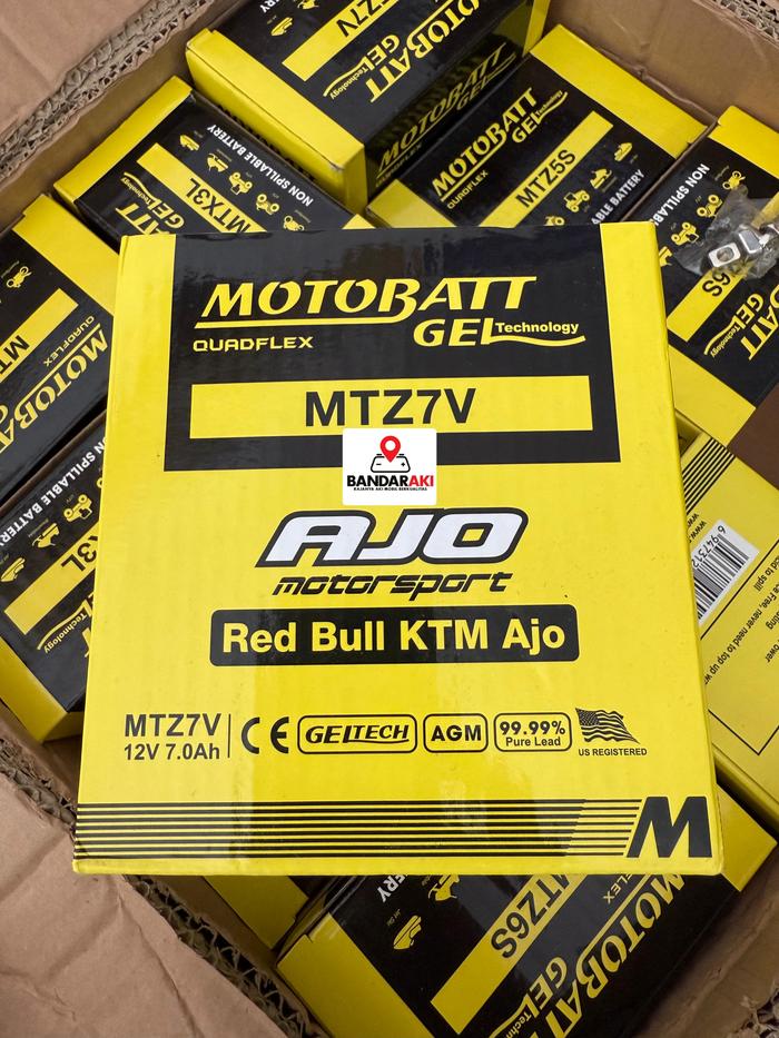 Motobatt Gel MTZ7V AEROX OLD / KLX 150 - 7Ah JAMINAN 100% ORIGINAL MOTOBATT AKI KERING