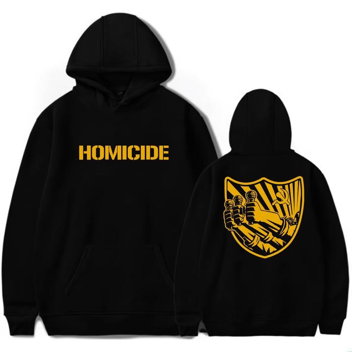 homicide - new merchandise / hoodie hitam homicide band bandung punk hardcore