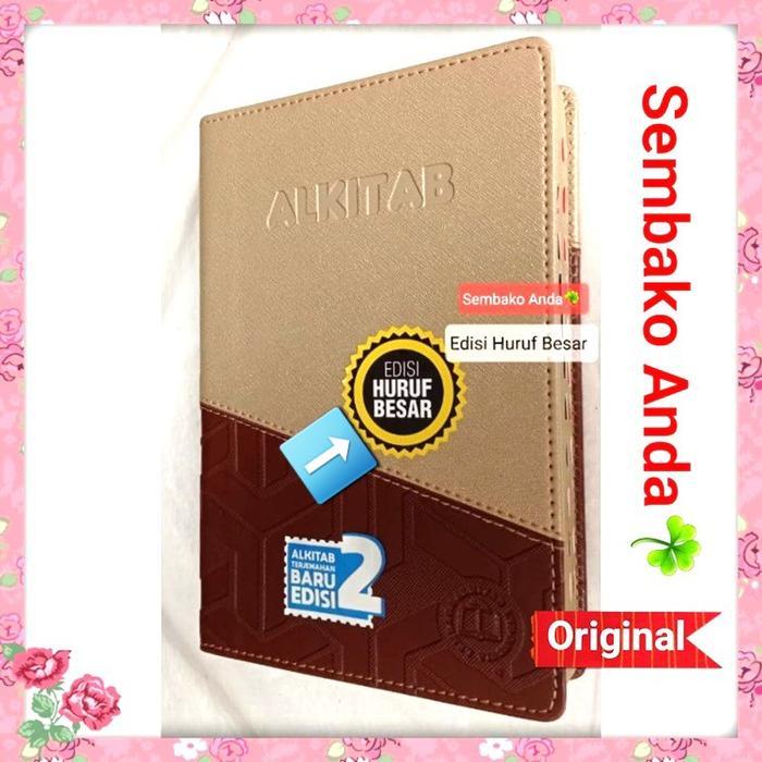 Alkitab Kristen Edisi Huruf Besar. Manula. Terjemahan Baru Edisi 2. Tb2 064 Bl Lansia Usia Lanjut. G